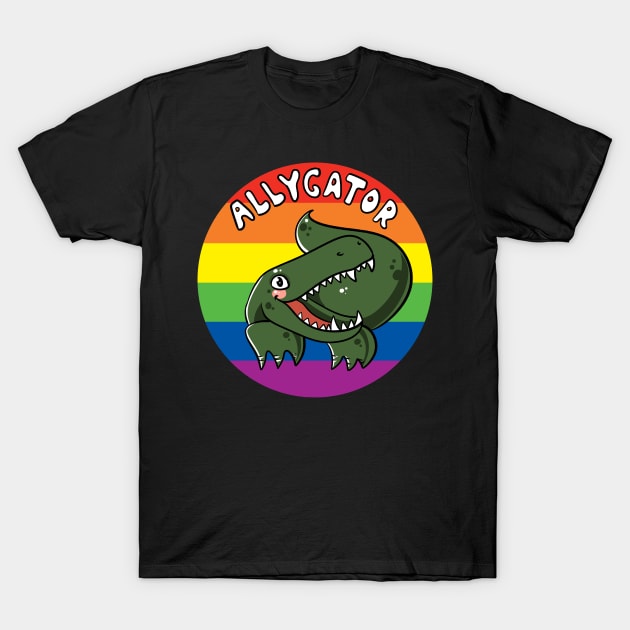 Allygator | LGBTQ Ally T-Shirt by Bad Witch